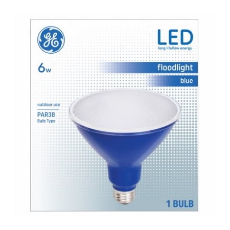 Current GE LED 6W PAR38 BLUBulb 93100882